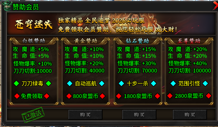 泉盟苍穹迷失：五档消费梯度与起号路线详解 泉盟苍穹迷失 图片 4