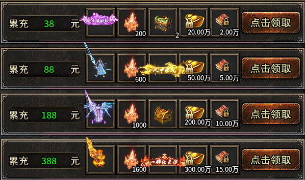 【魔河超速三职业】累充回馈+神器是卖点,交易要注意 魔河超速三职业 图片 5
